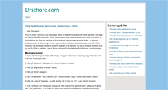 Desktop Screenshot of drschore.com