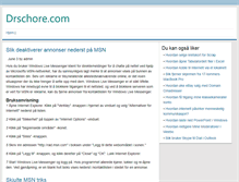 Tablet Screenshot of drschore.com